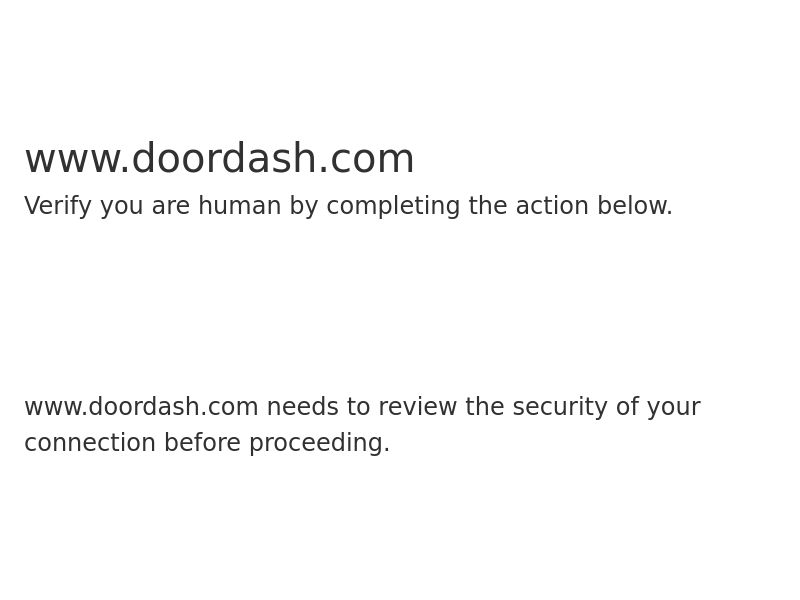 Doordash.com Ecommerce CPA - United States