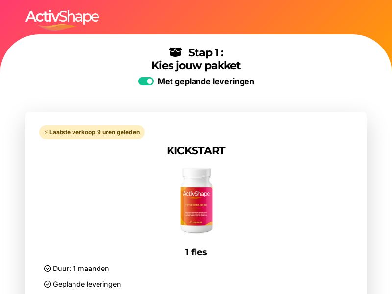 ActivShape - DTC [NL,BE] (Social,Banner,Native,Push,SEO,Search) - CPA {No BrandBidding}