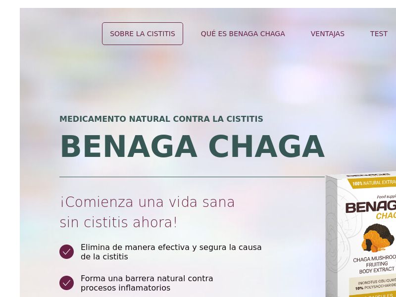 Benaga Chaga 149 GTQ GT - cystitis