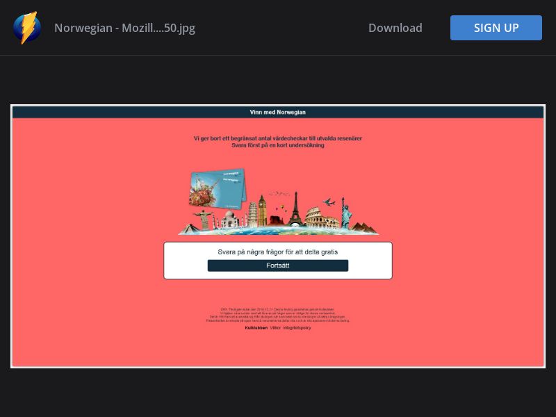 Sweden (SE) - 5000kr Norwegian Voucher (Responsive) - PL