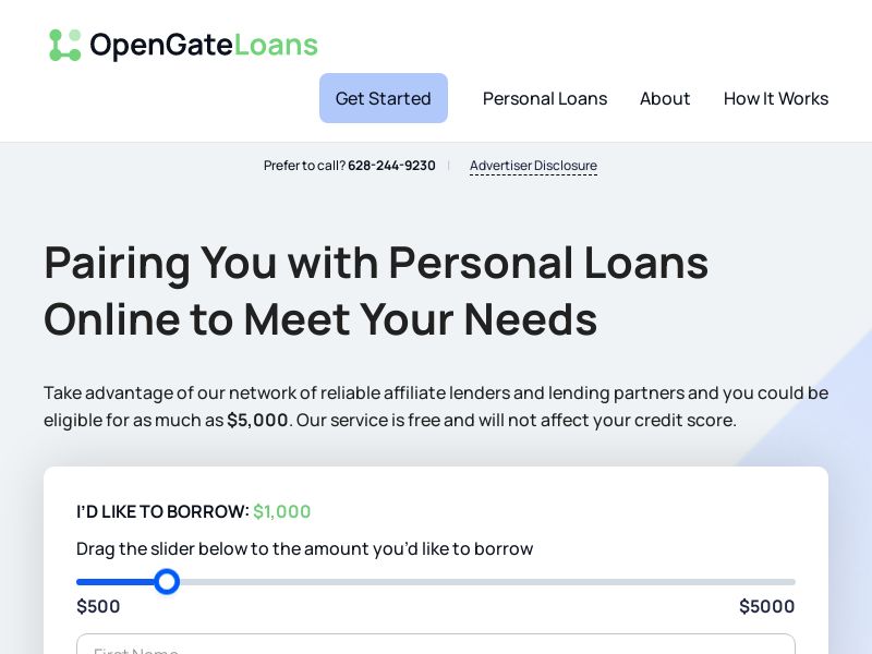 opengateloans.com Revshare [US]