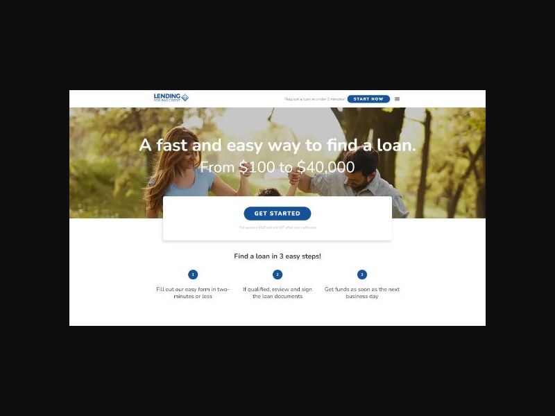 Lending For Bad Credit - Personal Loans up to $40k - RevShare (US)