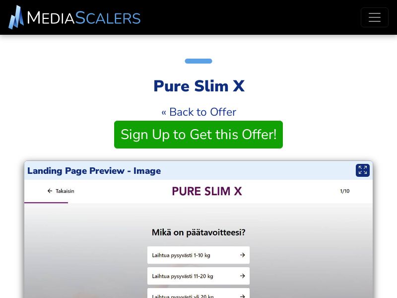 Pure Slim X (Event Tracking) [FI]