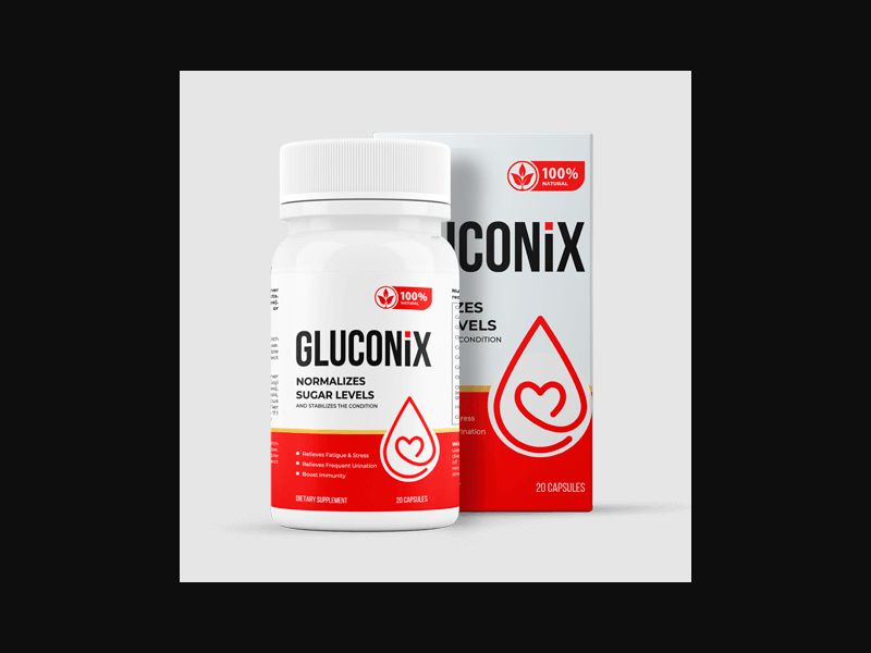 Gluconix - capsules for diabetes | low price