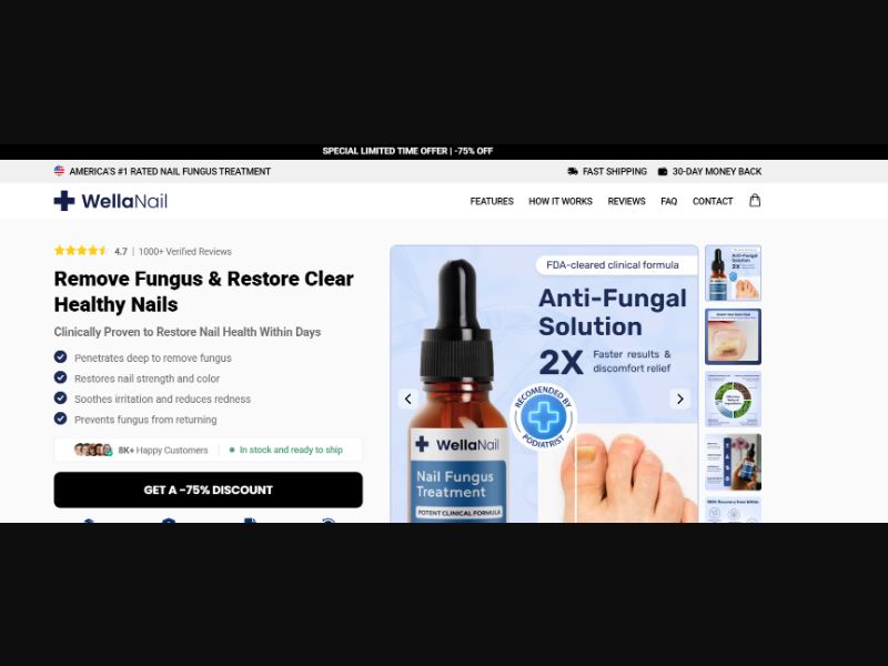 [WEB+MOB] Fungus Treatment Oil - WellaNail - CTC $45.99 /CA CPS