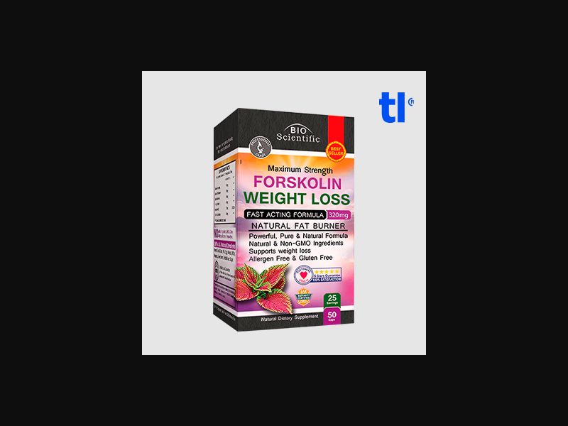Forskolin - weightloss - CPA - COD - Nutra