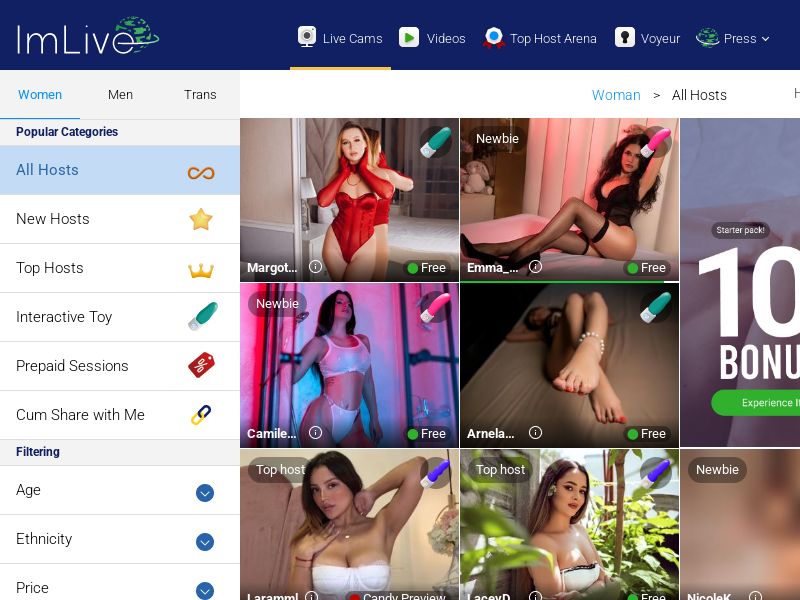 ImLive - Revshare Lifetime