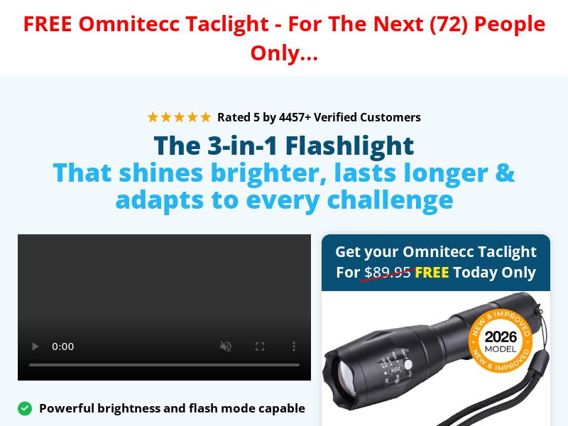 Omnitecc Taclight - D2C - Trial | US