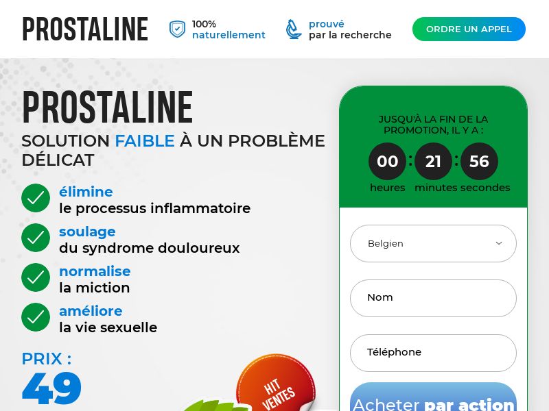 Prostaline BE (FR)