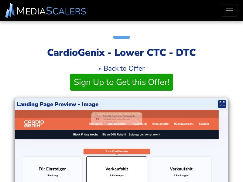 CardioGenix - Lower CTC - DTC (Event Tracking) [PL]