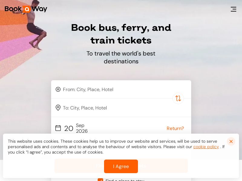 Bookaway.com Travel CPS - Worldwide#