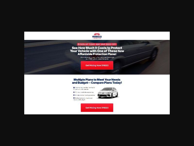 Vehicle Protection USA - Auto Warranty - Email Only - CPS (US)