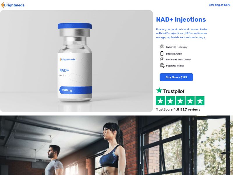 Brightmeds - NAD+ Injections - CPS | US