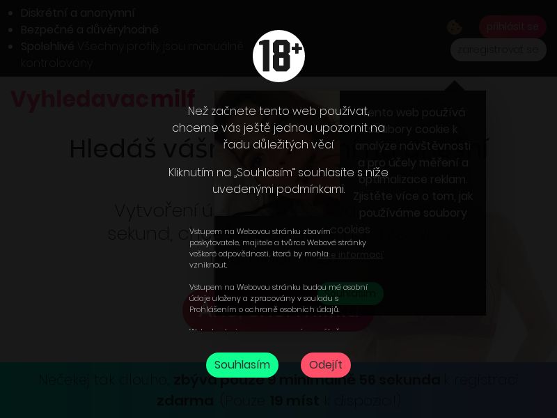 Vyhledavacmilf - DOI - CPA - Desktop - [CZ]