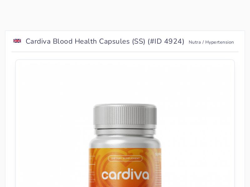 Cardiva Blood Health Capsules (SS)