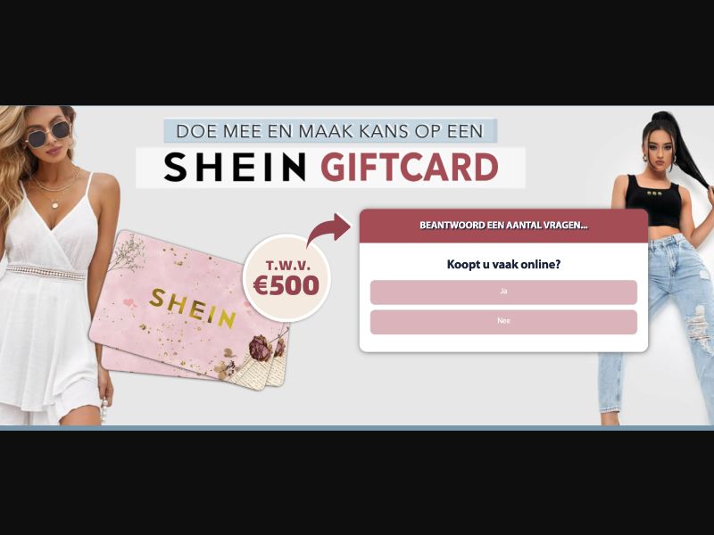 NL - Quiztionnaire - Shein Giftcard $500 - (CPL)