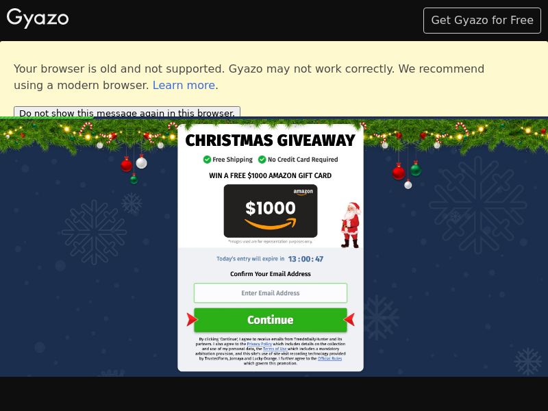primerewardspot - Win a Free $1000 Amazon Gift Card SOI [US]