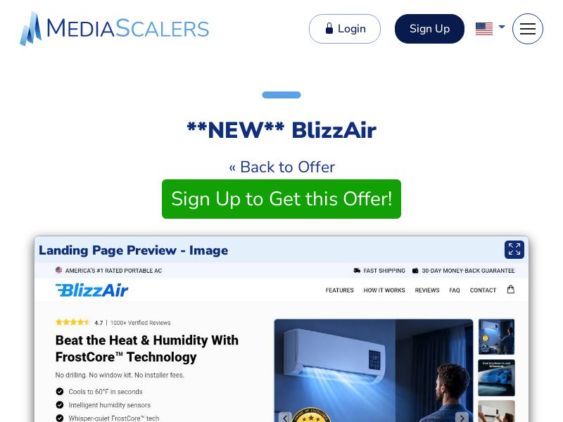 BlizzAir {+Advertorial, DTC} [US]