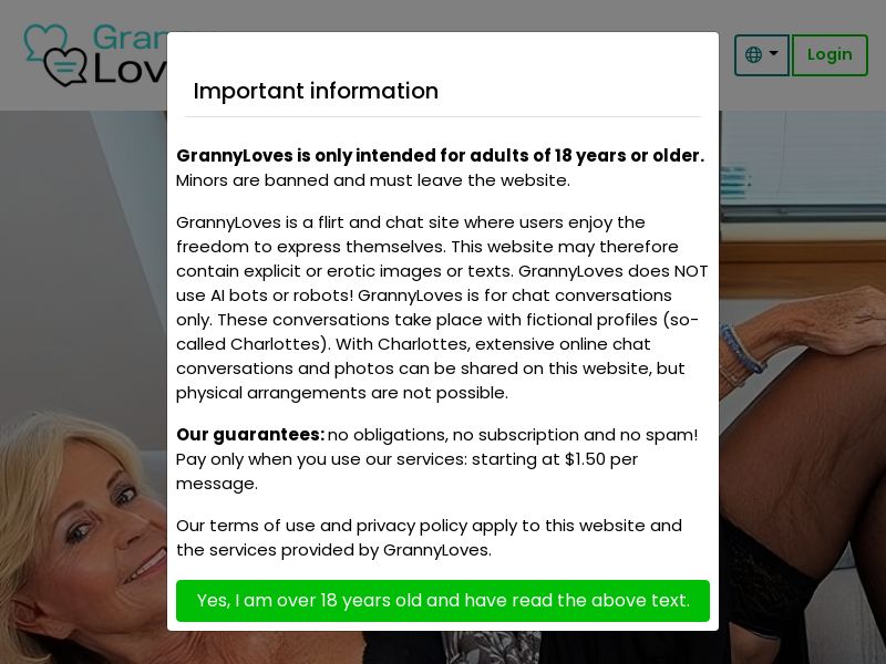 GrannyLoves DOI US UK CA NL 45+
