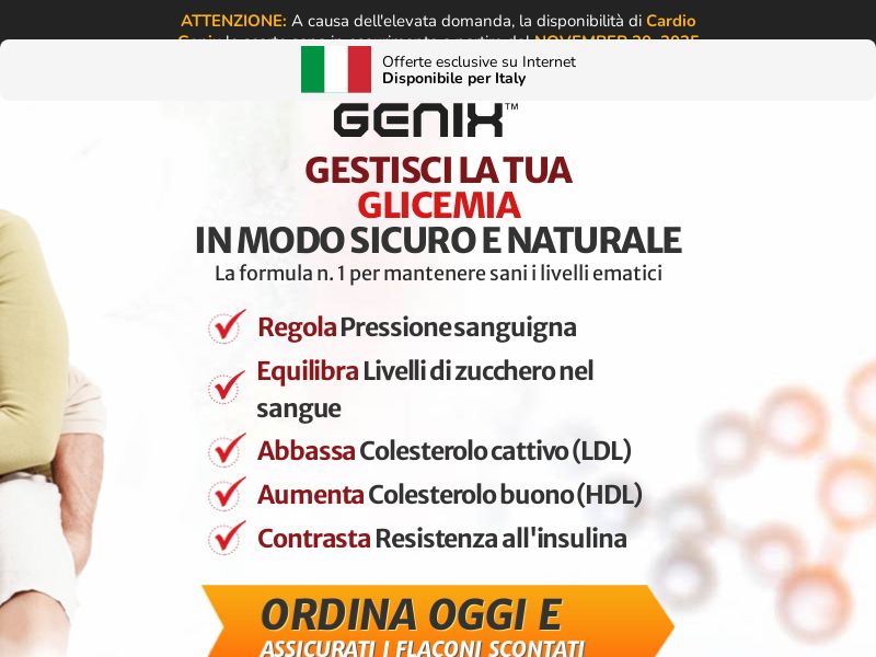 ! NEW OFFER - CardioGenix High CTC - DTC [IT] (Banner,Native,Social,Search,SEO,PPC,Push,Brand Bidding,Shopping) - CPA