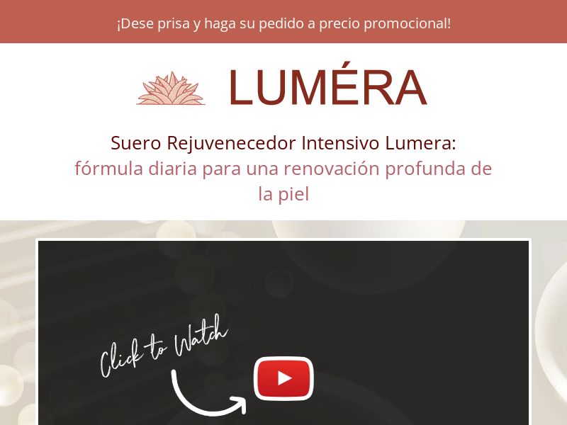 LUMERA HN - REJUVENATING SERUM HOLD