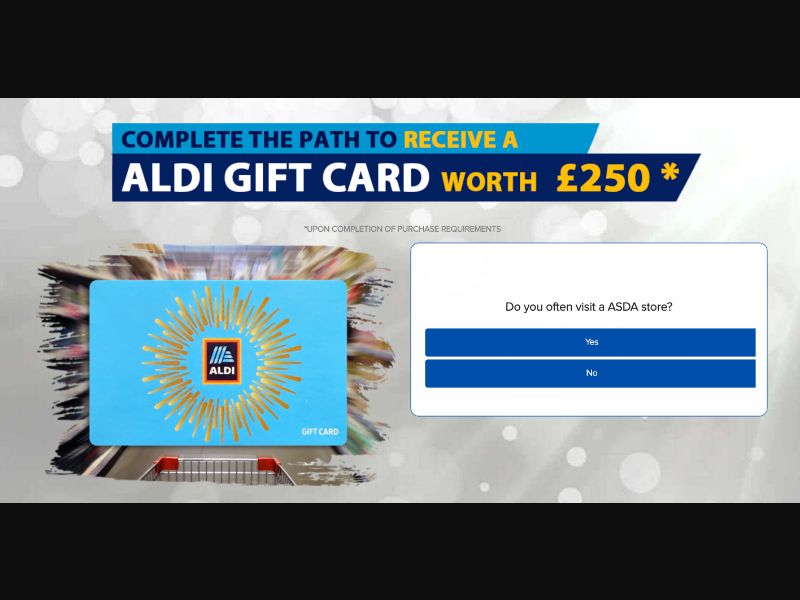 UK - RewardFlux - Aldi £250 Giftcard - (CPL)