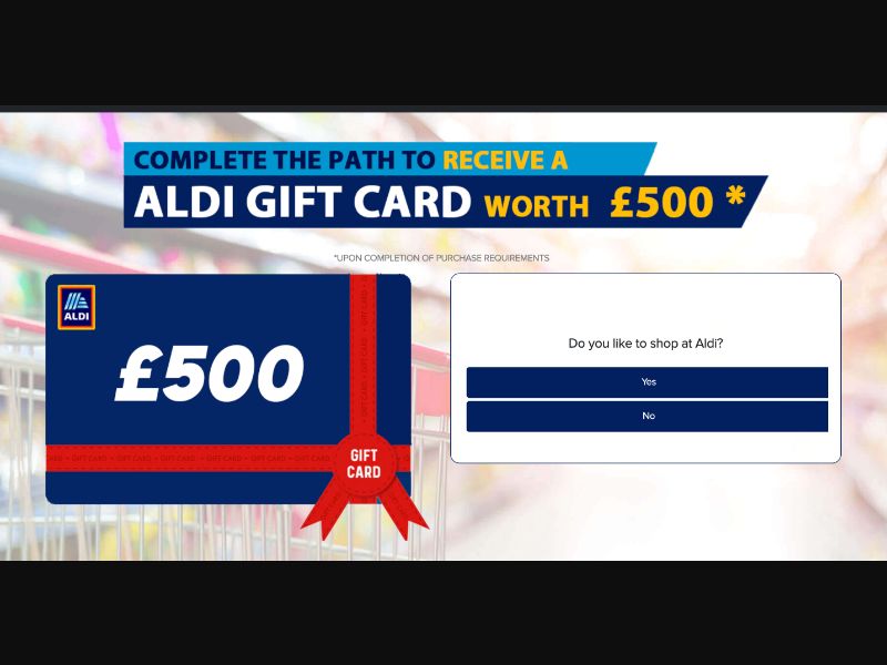 UK - RewardFlux - Aldi £500 - (CPL)