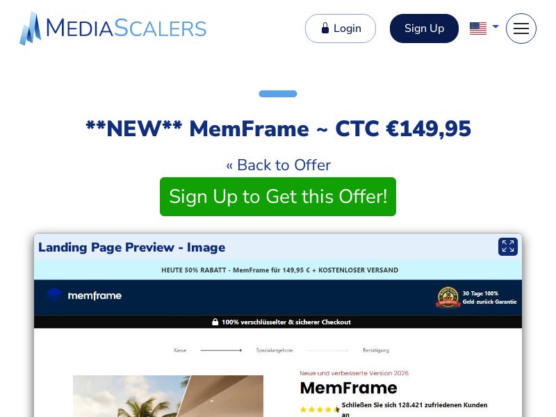 MemFrame ~ CTC €149,95 {+DTC} (Event Tracking) [DE, AT]