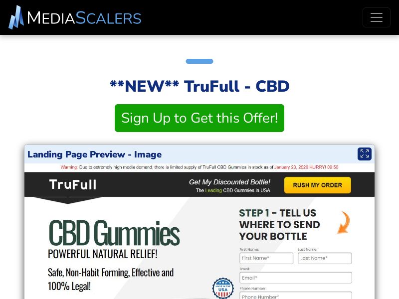 TruFull - CBD {+DTC} [US, CA]