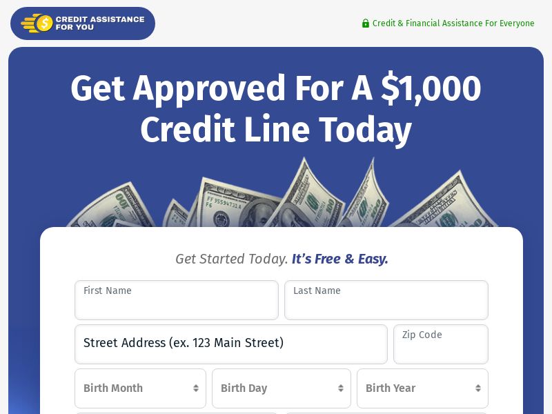 Credit Card Assistance - CPL | US