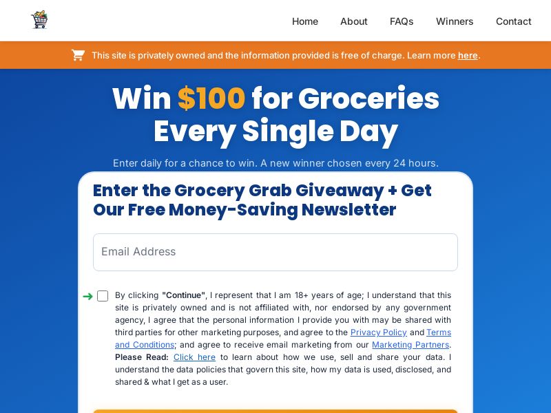 Grocery Grab Giveaway CPL [US]