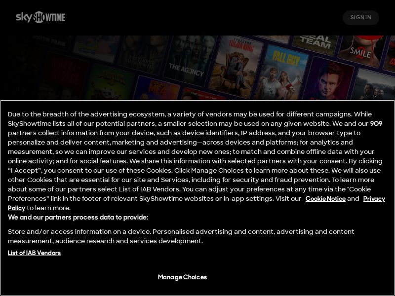 Skyshowtime.com Ecommerce CPA - Hungary#