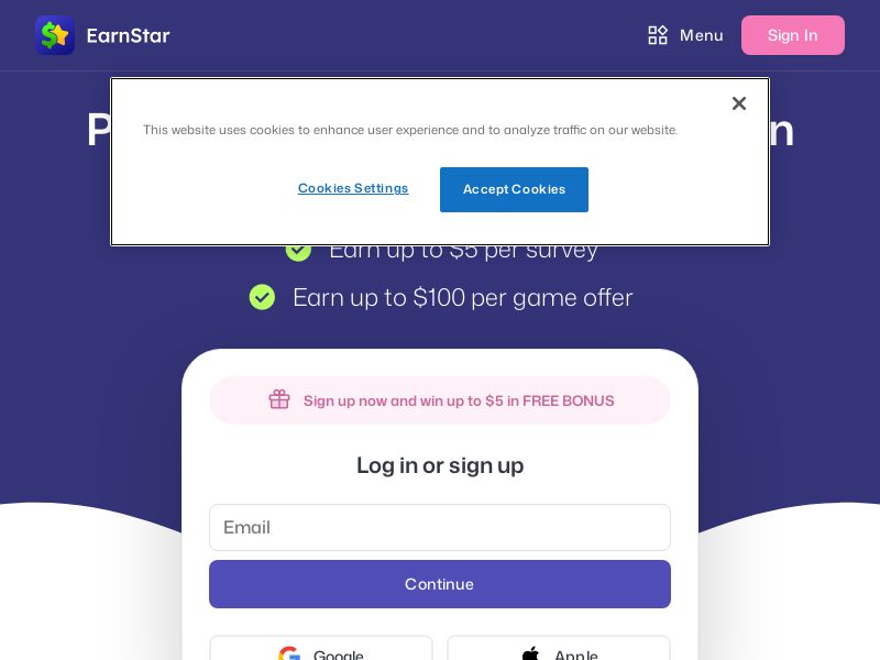 Earn Star - DOI + Offer Complete CPL [US]