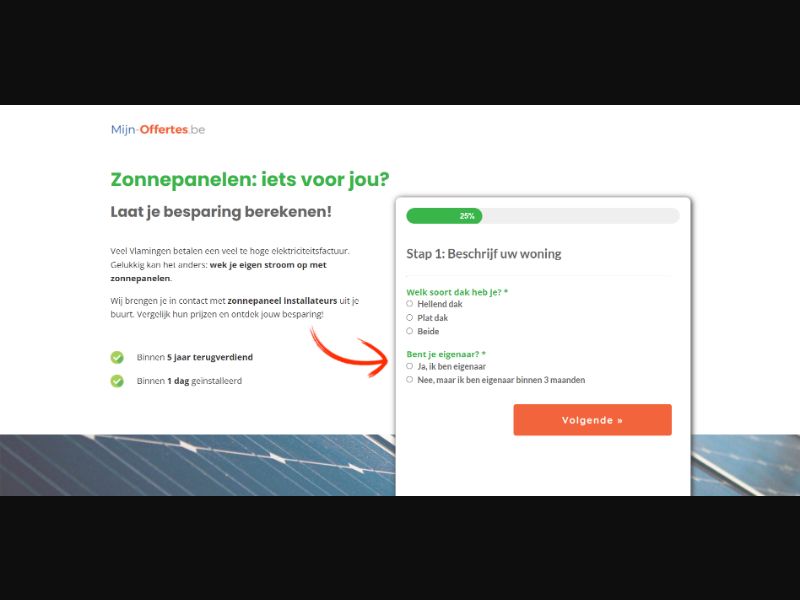 [WEB+MOB] Mijn-Offertes – Solar Panels: Do you also pay such a high electricity bill? v2 /BE(NL) SOI [Approval Required]