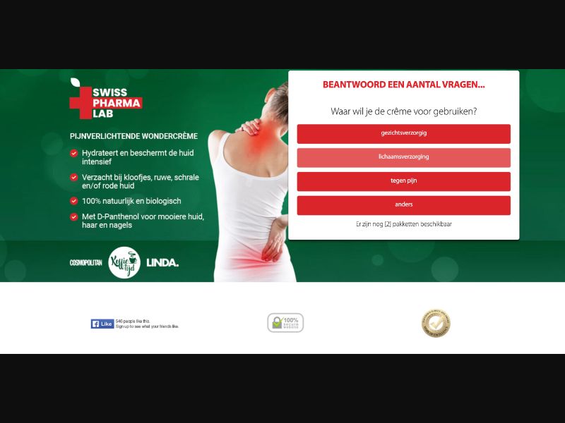 NL - Quiztionnaire - CBD Creme - (CPL)