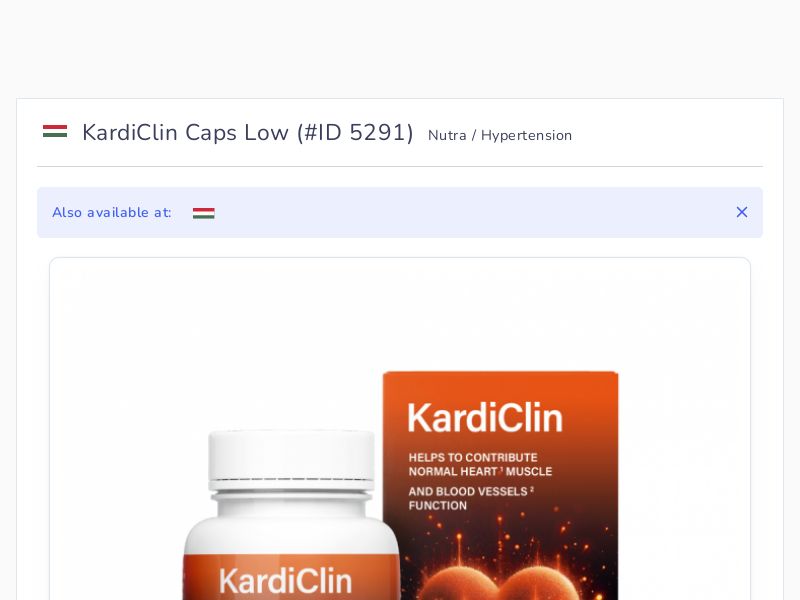 KardiClin Caps Low