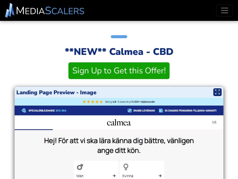 Calmea - CBD {+DTC, Quiz} [SE]
