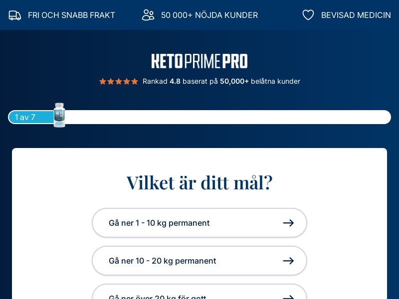 Keto Prime Pro (High Pricing) | SE | Landers