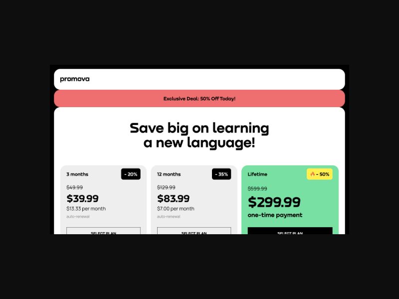 Promova - AI Language Learner - CPS (US,UK,CA,AU)