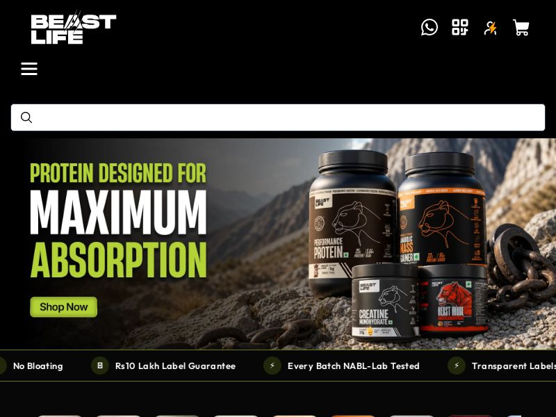 Beastlife.in Ecommerce CPS - India
