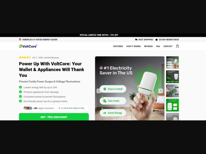 [WEB+MOB] VoltCore - CTC $59.99 (75% OFF) /US CPS