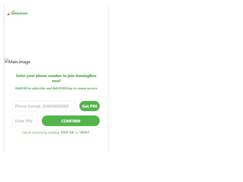 GameingBox Safaricom