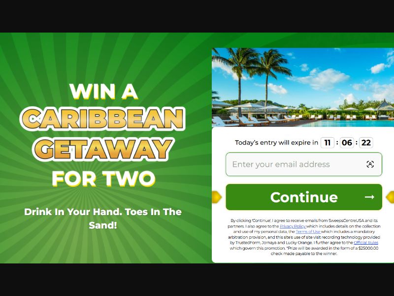 Trendndaily Win a Caribbean Getaway - US - (Social Only)