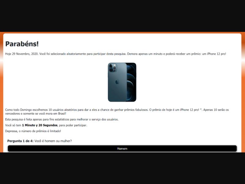 iPhone12 BR Prelander [BR] - SOI registration