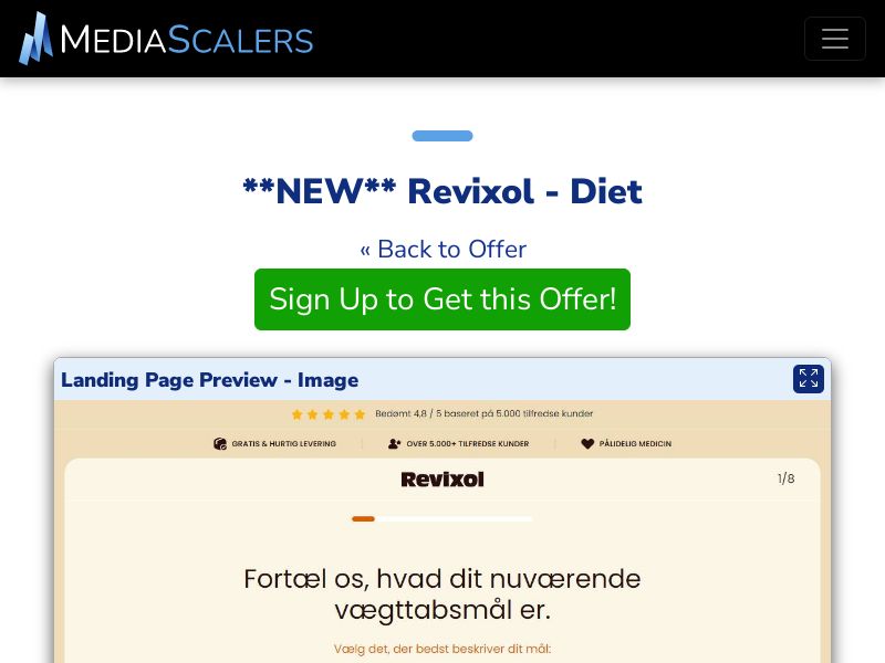 Revixol - Diet {+Quiz, DTC} [DK]