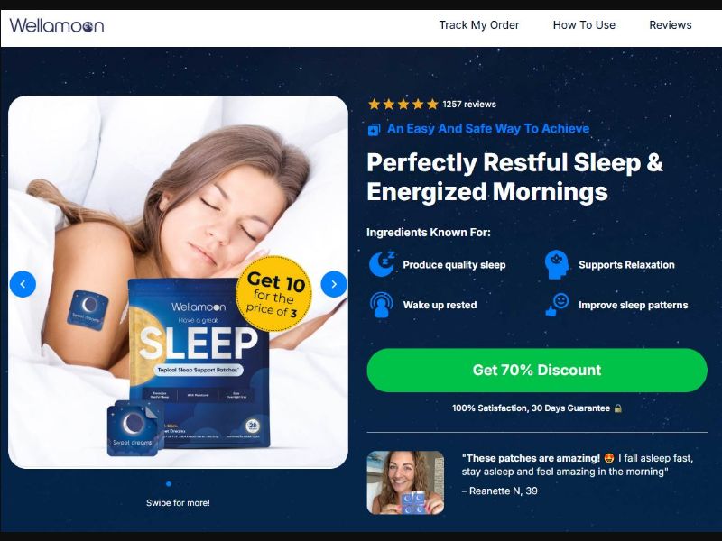 [WEB+MOB] Wellamoon Sleep Patches 10 for 3 /CA CPS