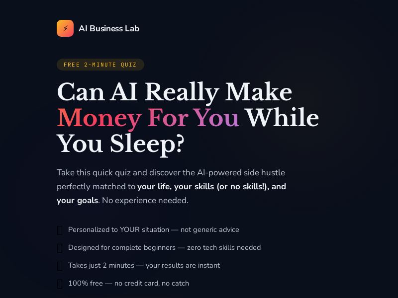 Master Your Profits QUIZ - $99 CTC - CPA - [US]