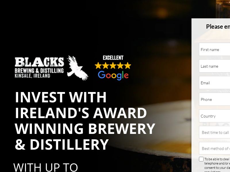 Blacks Brewery & Distillery Investment CPL [UK] 