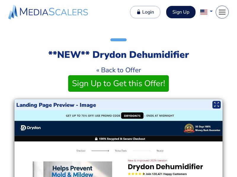 Drydon Dehumidifier {+DTC, Alt-Landers} (Event Tracking) [UK]