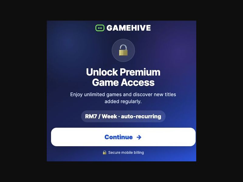 39183 - MY - [MOB] - Unlock Access - Maxis - PIN